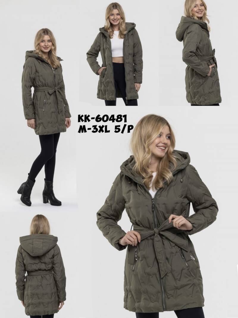 Kurtki damskie cienki Roz S-2XL, 1 Kolor Paczka 5 szt